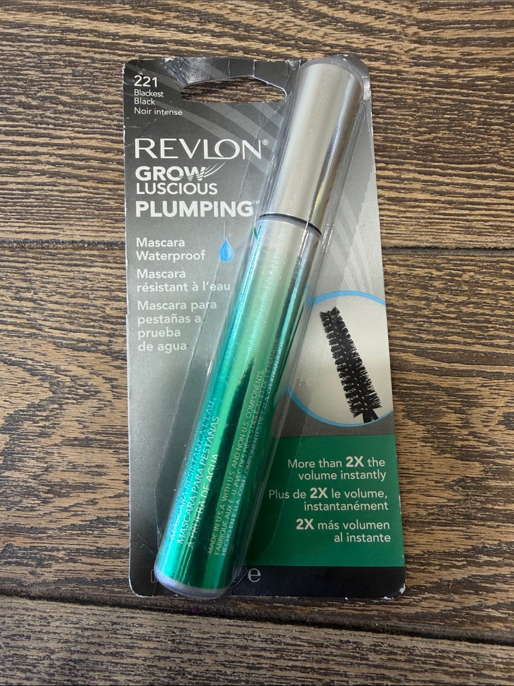 Revlon Grow Luscious Plumping Mascara Waterproof - Black (221) Old Stock 2012